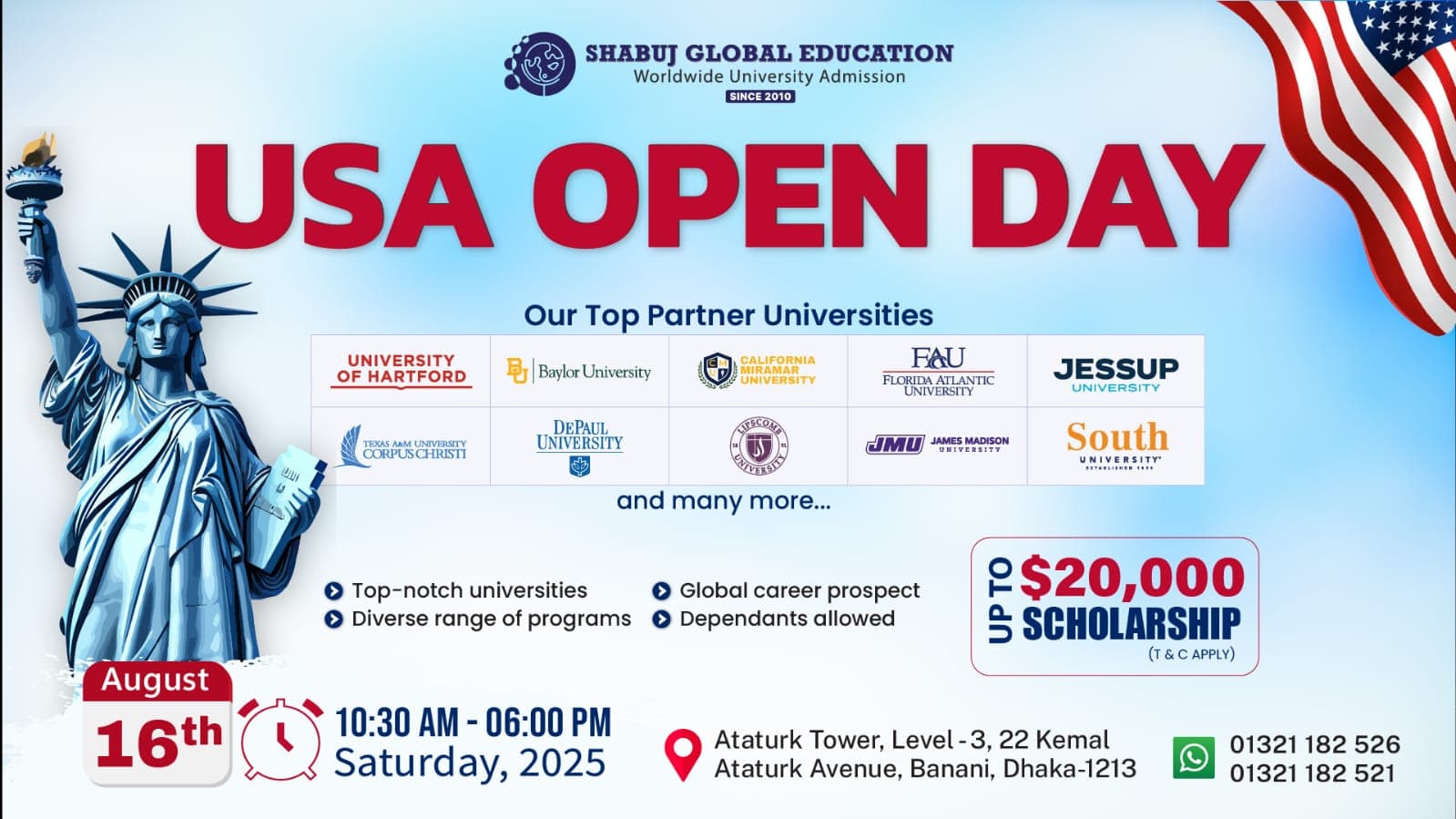 USA Open Day 2025 – Your Gateway to Studying in America