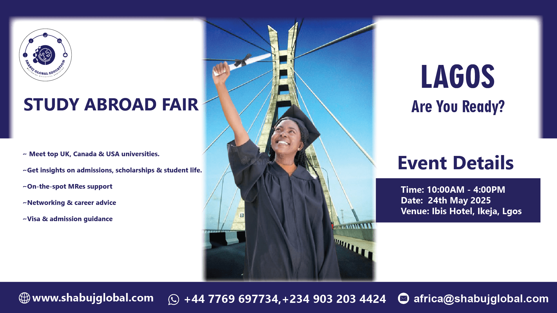 Lagos Study Abroad Fair – Meet Top Universities!
