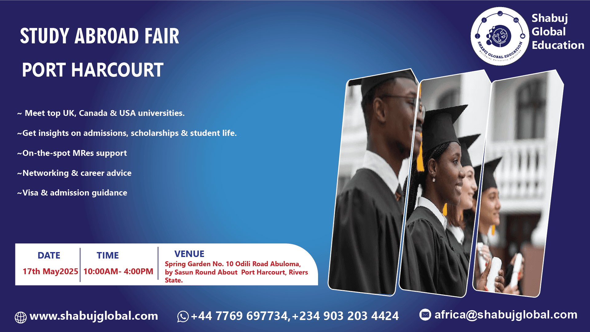 Port Harcourt Study Abroad Fair – Explore Global Education!