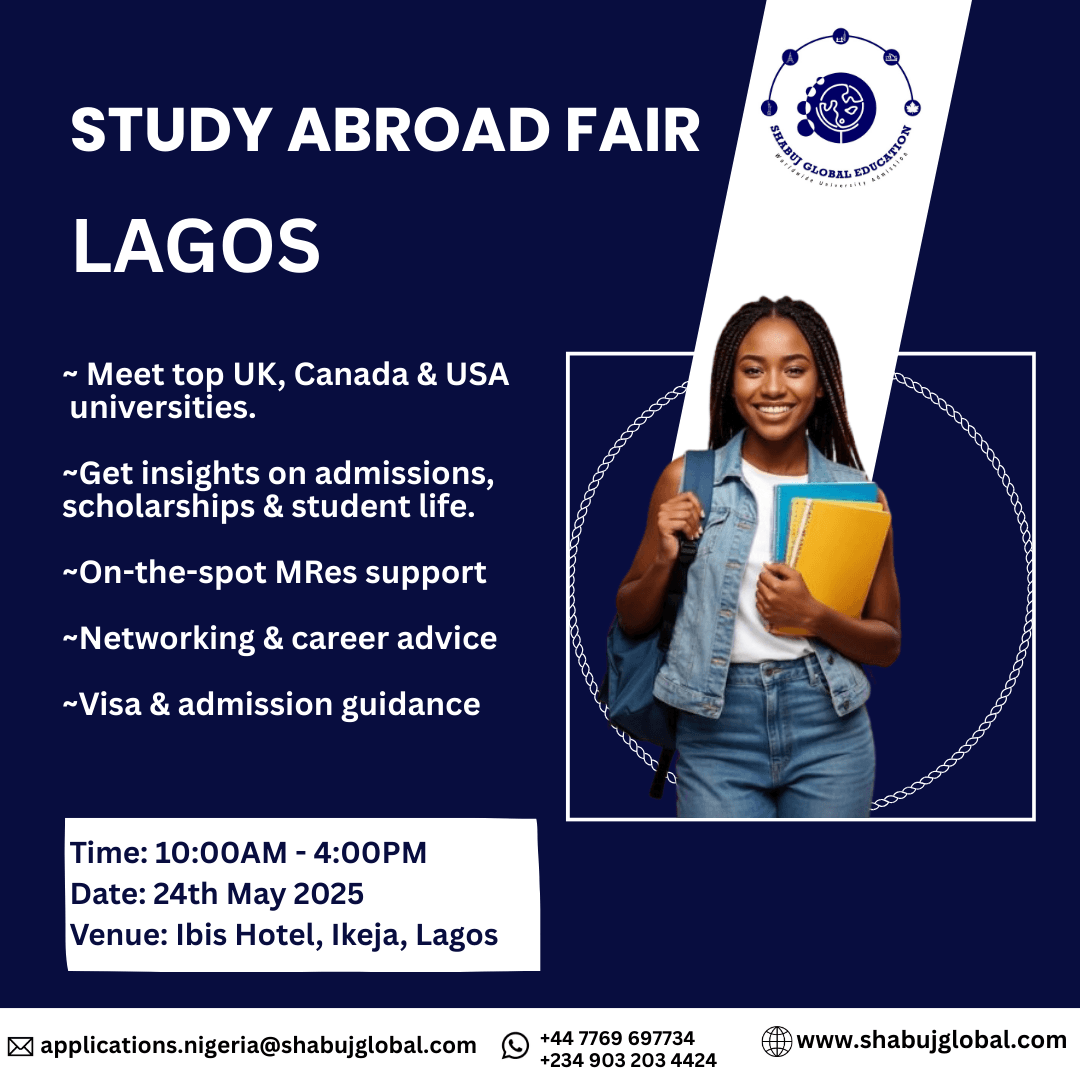Lagos Study Abroad Fair – Meet Top Universities!