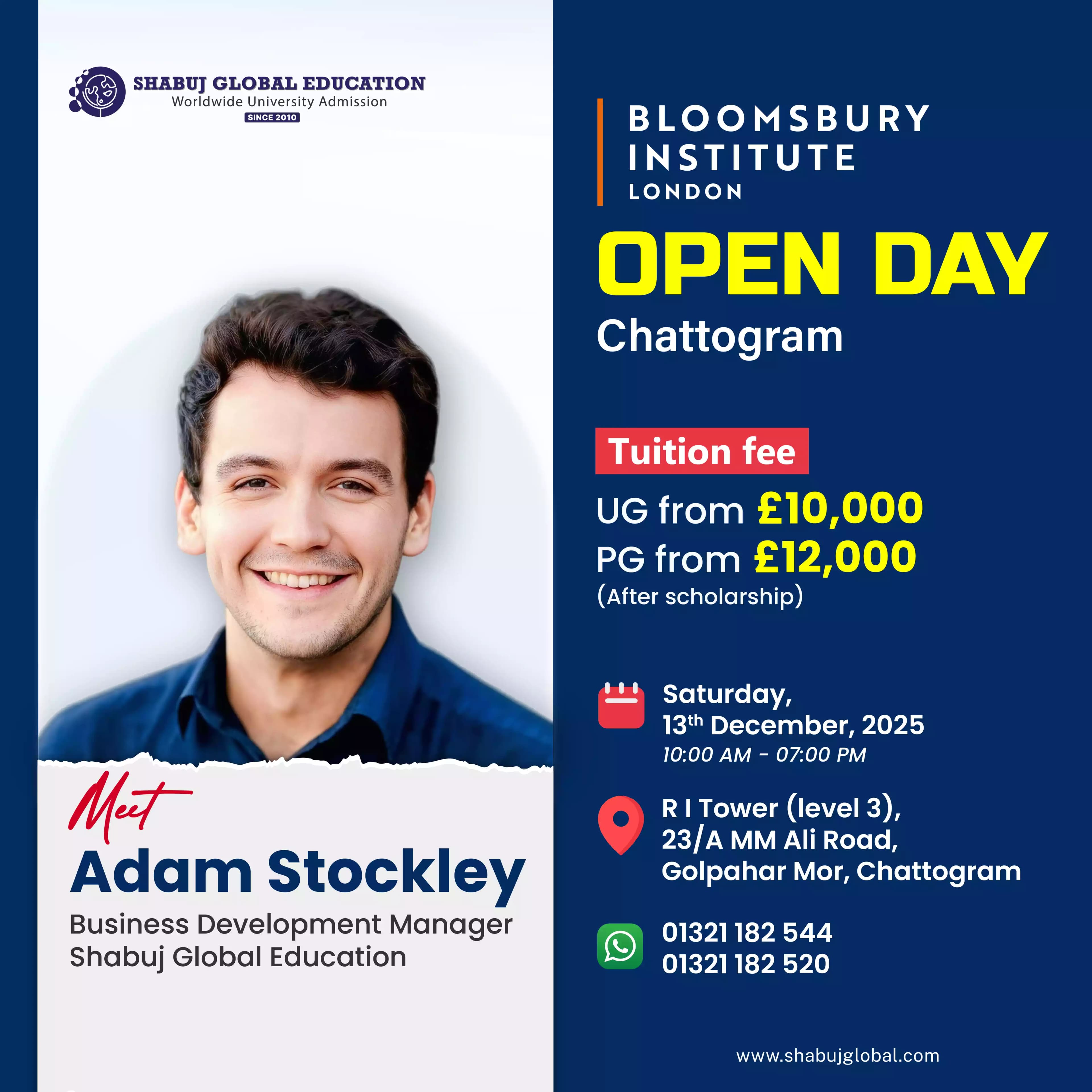 Bloomsbury Institute London Open Day Chattogram 2025