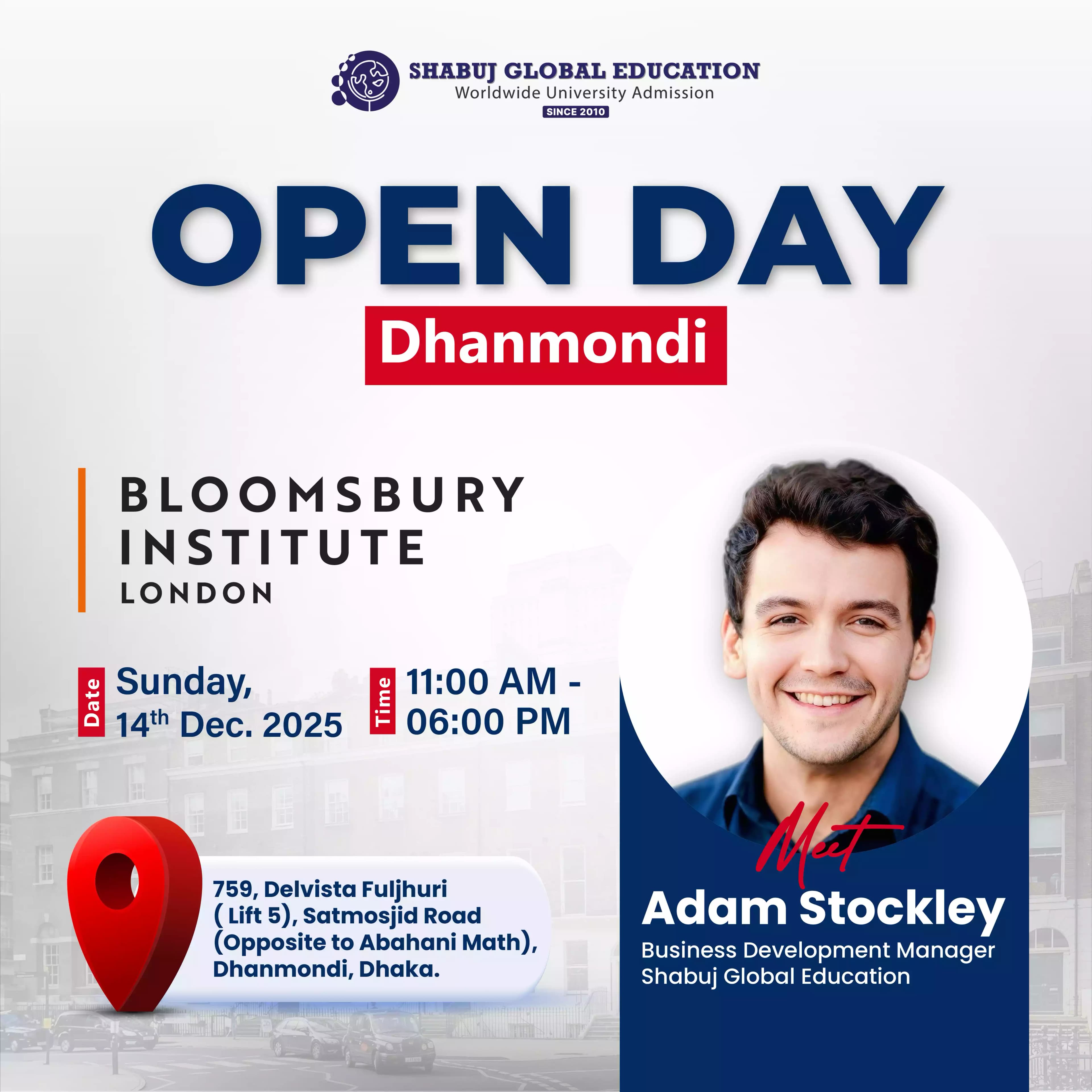 Bloomsbury Institute London Open Day Dhaka 2025 Study UK