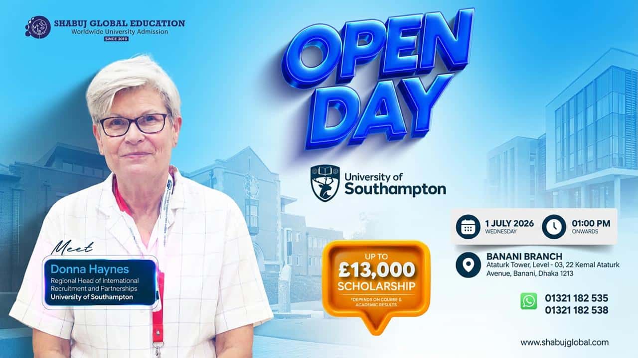 University of Southampton Open Day 2026 in Dhaka | Meet the Official Representative